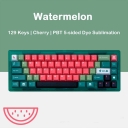 GMK Watermelon 104+25 PBT Dye-subbed Keycaps Set Cherry Profile for MX Switches Mechanical Gaming Keyboard